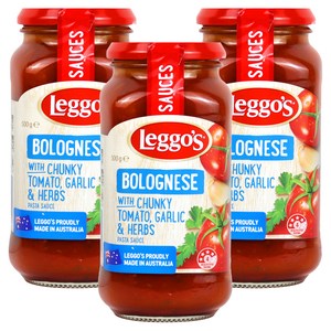 레고스 볼로네이즈 파스타 소스, 500g, 3개