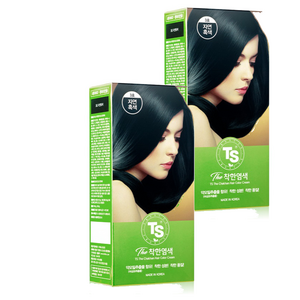 TS 착한염색 염모제, 3호 자연흑색, 2개