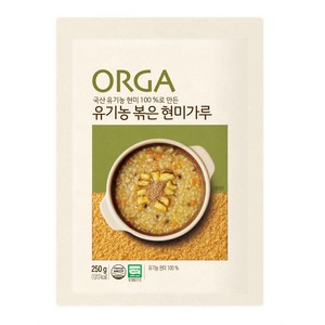 올가홀푸드 유기농 볶음 현미가루, 250g, 1개