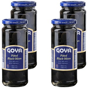 고야 피티드 블랙 올리브 절임, 350g, 4개
