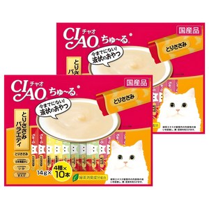 챠오츄르 고양이 버라이어티 간식, 닭가슴살, 560g, 2개