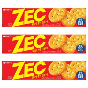 롯데웰푸드 제크 오리지널, 100g, 3개