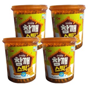 청우식품 참깨스틱 진, 220g, 4개