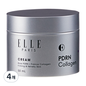 ELLE PARIS PDRN 콜라겐 탄력 크림, 50g, 4개