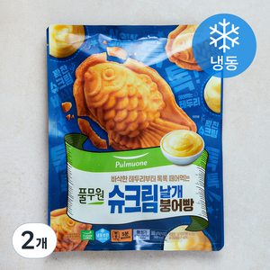 풀무원 날개붕어빵 슈크림 6개입 (냉동), 300g, 2개