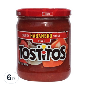 토스티토스 하바네로 살사소스, 439.4g, 6개