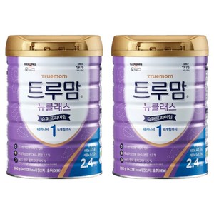 트루맘 뉴클래스 슈퍼프리미엄 분유 1단계, 800g, 2개