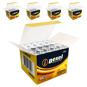 벡셀 알카라인 AA 건전지, 20개입, 5개