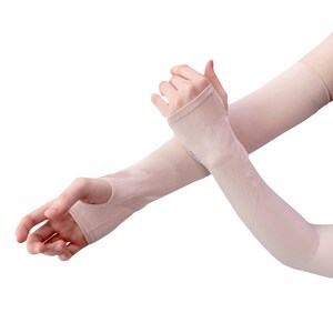 순잠 냉감 팔토시 손등형 2p, FREE, 베이지, 1개