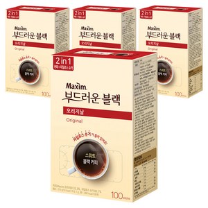 맥심 오리지날 부드러운 블랙 커피믹스