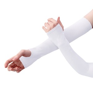 순잠 냉감 팔토시 손등형 2p, FREE, 화이트, 1개