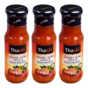 타이시아 샤부수끼 소스, 170g, 3개