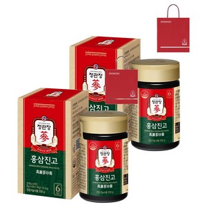 정관장 정품 홍삼진고+쇼핑백, 250g, 2개