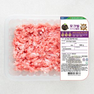 농협 포크빌 한돈 뒷다리살 다짐육, 500g, 1개