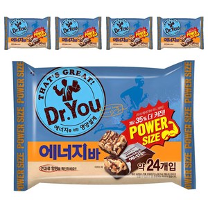 닥터유 에너지바 파워사이즈, 337g, 5개