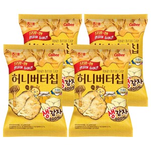 해태 허니버터칩, 120g, 4개