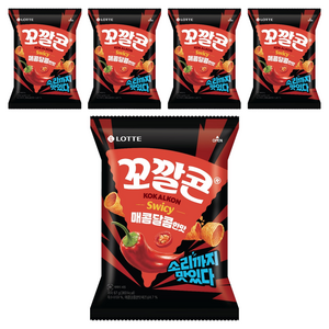꼬깔콘 매콤달콤한맛, 67g, 5개