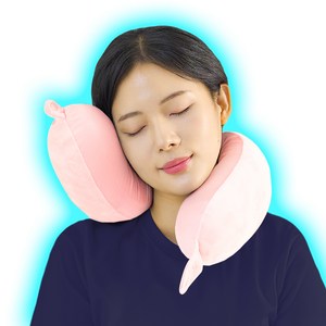 지티스 양면 기내용 여행용 목베개