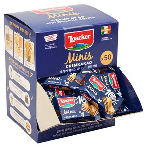 로아커 웨하스 미니스 크림카카오 50p, 500g, 1개