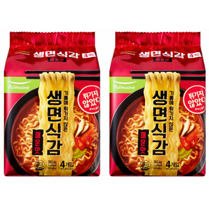 풀무원 생면식감 생라면 매운맛 95.9g, 8개