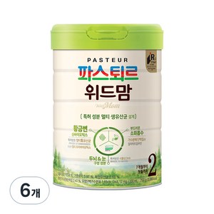 파스퇴르 위드맘 2단계, 6개, 750g