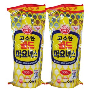 오뚜기 고소한 골드 마요네스, 800g, 2개