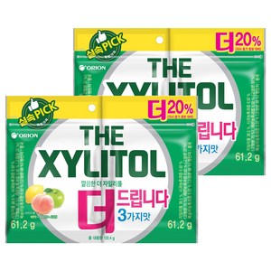 오리온 깔끔한 더 자일리톨, 61g, 4개