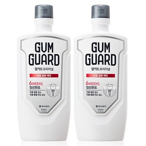 검가드 오리지널 구강세정제, 1.2L, 2개