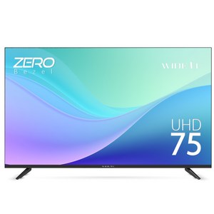 와이드뷰 4K LED TV, 190cm(75인치), 일반TV, 스탠드형, 방문설치
