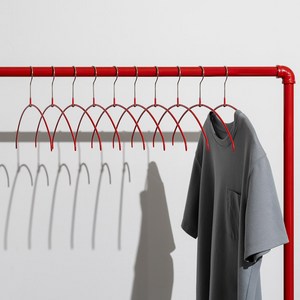 마와 논슬립 옷걸이 이코노믹라이트 40PT, 펄레드, 10개