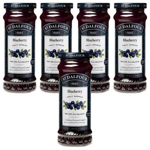 샹달프 블루베리잼, 284g, 5개