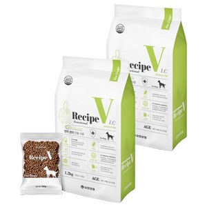 유한양행레시피브이 강아지 처방식사료, 면역/항산화, 1.2kg, 2개