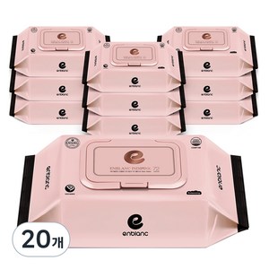 앙블랑 인디핑크 아기물티슈 캡형