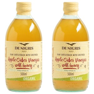 데니그리스 사과식초 허니, 500ml, 2개