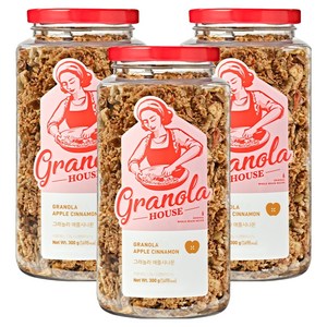 그래놀라하우스 그래놀라 애플시나몬, 300g, 3개