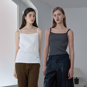 쥬시쥬디 여성용 에센셜 민소매 탑 2종 세트 JZTS026D