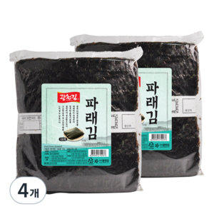 광천김 파래 생김 100p, 150g, 4개