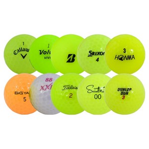 토탈 유명브랜드 혼합 골프공 로스트볼 1등급 42.67cm, 랜덤발송, 1개입, 10개