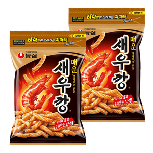 농심 매운새우깡, 400g, 2개