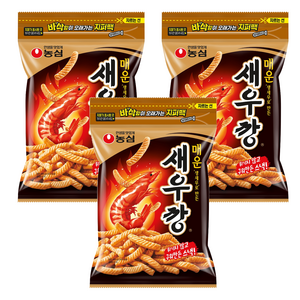 농심 매운새우깡, 400g, 3개