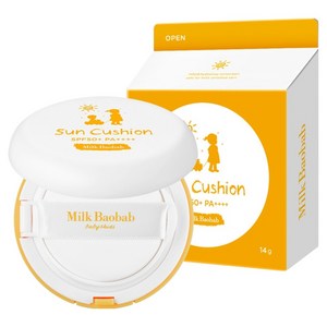 밀크바오밥 베이비앤키즈 선쿠션 SPF50+ PA++++, 14g, 1개