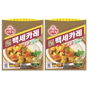 오뚜기 3분 백세카레 순한맛, 200g, 2개