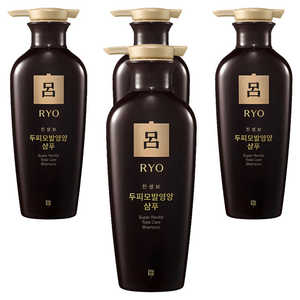 려 진생보 두피모발영양 샴푸, 400ml, 4개