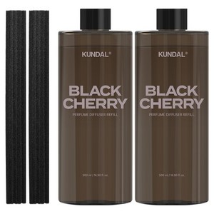 쿤달 퍼퓸 디퓨저 리필 2개+섬유스틱 14개입