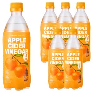 클룹 애사비소다 제주감귤 제로 탄산음료, 500ml, 6개