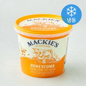 맥키스 허니콤모양 럭셔리 데어리 아이스크림 (냉동), 1개입, 1L, 1개