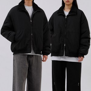 엠씨티 문컬렉션 남녀공용 베이직 퍼카라 오버핏 패딩점퍼