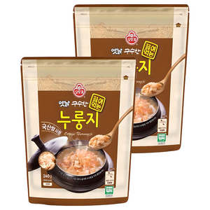 오뚜기옛날 구수한 끓여먹는 누룽지, 240g, 2개