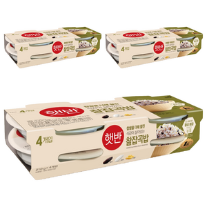 햇반 찰잡곡밥, 210g, 12개