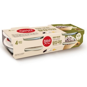 햇반 찰잡곡밥, 210g, 4개
